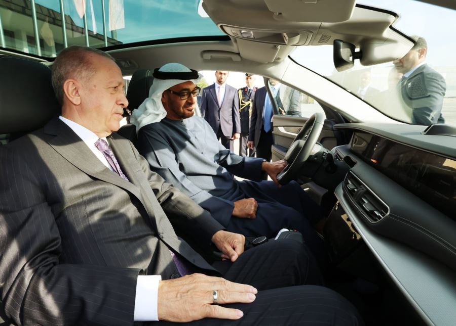 Cumhurbaşkanı Erdoğan, BAE Devlet Başkanı Muhammed bin Zayid Al Nahyan ile görüştü