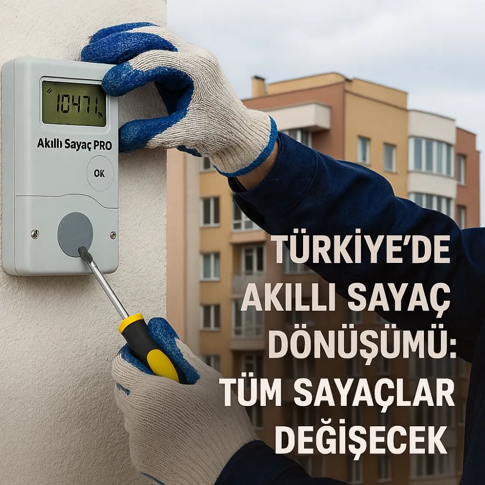Türkiye Akıllı Sayaç Dönüşümüne Geçiyor: Tüm Sayaçlar Değişecek